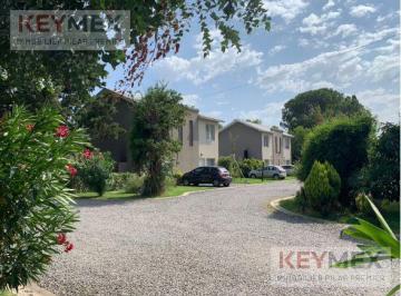 Casa · 60m² · 3 Ambientes · 1 Cochera · Casa Dúplex Venta Pilar Km 50 de 2 Dorm. Pileta Parrilla Jardin Seguridad Apto Hipotecario