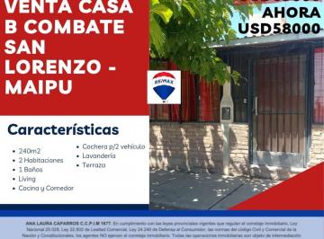 Casa · 60m² · 3 Ambientes · 2 Cocheras · Vendo Casa