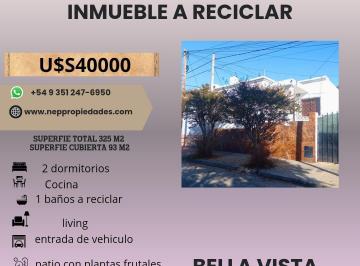 Casa · 91m² · 2 Dormitorios · 3 Cocheras · Venta Inmueble a Reciclar