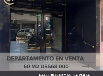 Departamento · 60m² · 3 Ambientes · Departamento en Venta, Dos Dorm., La Plata, Centro