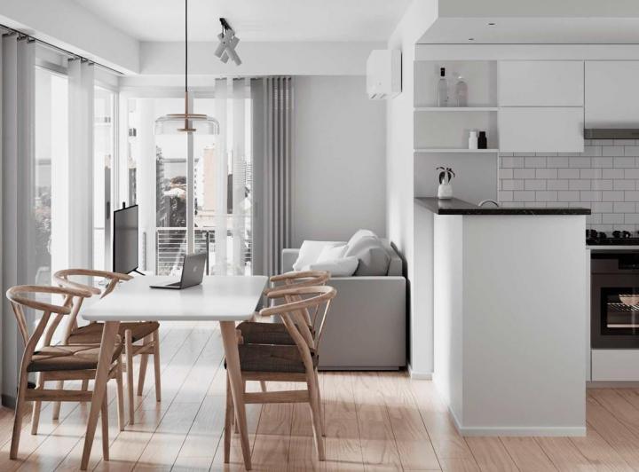 Departamento · 63m² · 3 Ambientes · 1 Cochera