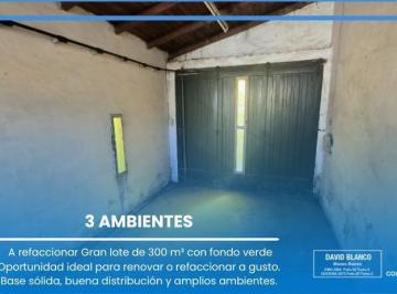 Casa · 100m² · 3 Ambientes · 2 Cocheras · Casa en Lomas de Zamora (Partido), Casa de 3 Ambientes, Parque, Fondo, Casa con Parrilla, Gran Lote