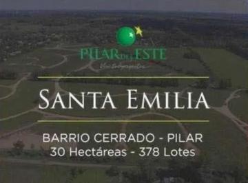 Terreno · 473m² · Rbs. Oportunidad! Lote en Barrio Santa Emilia, Pilar del E
