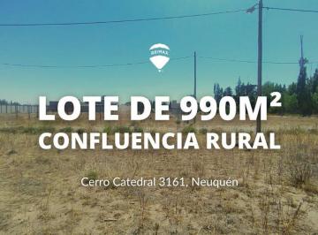 Terreno · 990m² · Venta Lote Confluencia Rural Neuquen