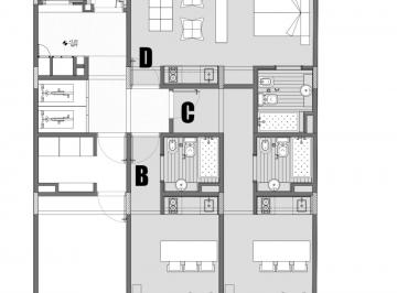 Departamento de 1 ambiente, Palermo · Venta Ambiente de 34 m² Mas 4 m² Balcón Piso 1ºb Palermo Paraguay 4600.