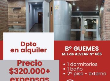 Foto · Alquilo Dpto 1 Dormitorio B Guemes Scañada