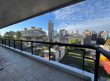 Balcón corrido con vista abierta · 3 Ambientes en Recoleta con Vista Abierta, Cochera y Amenities.