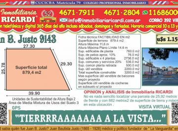 Terreno · 882m² · Tierra a La Vista