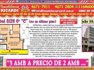 Departamento · 40m² · 3 Ambientes · 3 Amb a Precio de 2 Amb