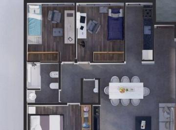 Departamento · 93m² · 4 Ambientes · 1 Cochera · Venta Depto 4 Amb El Nacional Gral Rodriguez Jardi