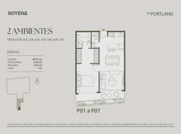 Departamento · 44m² · 2 Ambientes · Venta Departamento de 2 Ambientes – Confort y Estilo en Ubicación Privilegiada