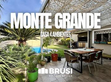 Casa · 76m² · 4 Ambientes · 2 Cocheras · Casa en Venta 4 Ambientes en Monte Grande