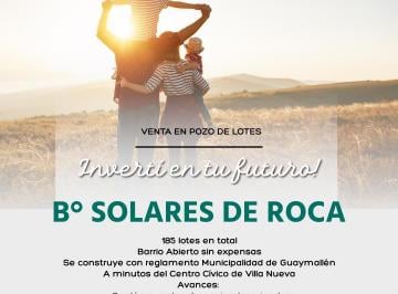 Terreno , Guaymallén · Lote Esquina en Venta en B° Solares de Roca en Calle Libertad y Roca