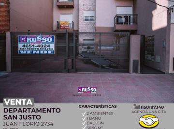 RUS-RUS-10167_2 · Venta de Departamento 2 Ambientes en San Justo, La Matanza
