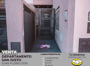 RUS-RUS-10169_2 · Venta de Departamento 3 Ambientes en San Justo, La Matanza