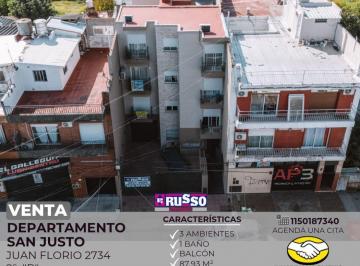 RUS-RUS-10168_2 · Venta de Departamento 3 Ambientes en San Justo, La Matanza