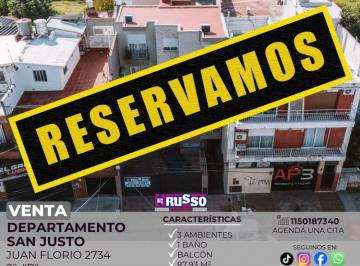 RUS-RUS-10168_2 · Venta de Departamento 3 Ambientes en San Justo, La Matanza