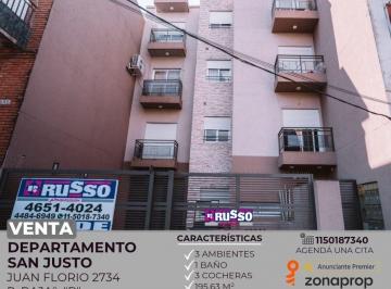 RUS-RUS-10165_2 · Venta de Departamento 3 Ambientes en San Justo, La Matanza