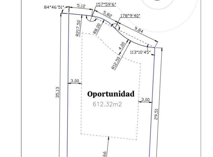 Terreno · 612m²