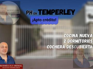 PH · 49m² · 3 Ambientes · 1 Cochera · PH en Temperley - Apto Crédito