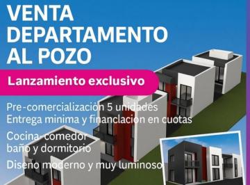 Departamento · 43m² · 2 Ambientes · Preventa en Pozo Deptos de 1 Dormitorio Oportunidad