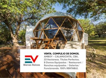 Fondo de comercio · 800m² · 15 Ambientes · 15 Cocheras · Venta. Calamuchita, Cordoba. Emprendimiento 100% Rentable (Comprobable) de 23 Htas con Domos Equipad