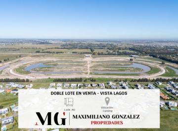 Terreno · 1m² · Doble Lote en Venta - Barrio Privado Vista Lagos, Canning, Ezeiza, Esteban Echeverria