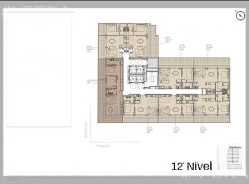 Departamento · 59m² · 2 Ambientes · Venta Departamento 2 Ambientes con Balcón en Palermo Hollywood