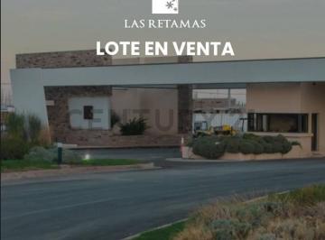 Terreno · 322m² · Venta de Lote/terreno en Barrio Privado Las Retamas