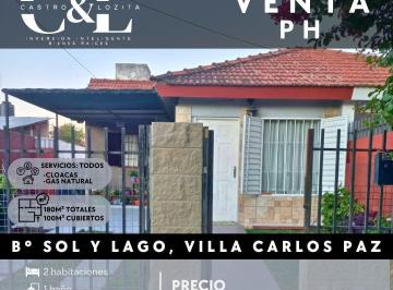 PH · 100m² · 3 Ambientes · 1 Cochera · Venta de PH 2 Dorm. en Barrio Sol y Lago, Villa Carlos Paz