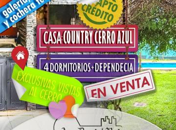 Casa · 212m² · 4 Dormitorios · 1 Cochera · Casa 4 Dorm. en Country Cerro Azul