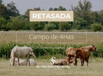 Campo · 40000m² · 4 Has en Venta, Los Cardales