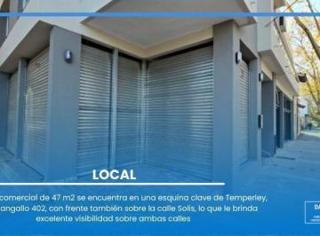 Local comercial · 47m² · Local en Temperley, Local Esquina, Local a Estrenar, Apto Credito