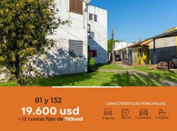 Departamento · 58m² · 4 Ambientes · 1 Cochera · Departamento en Venta - 3 Dorm. 1 Baño 1 Cochera - 58 m² - Villa Elvira [financiado]