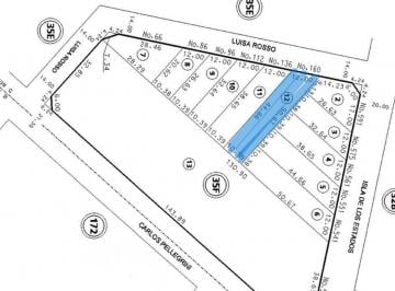 Terreno · 495m² · Terreno en Venta – Calle Luisa Rosso – 495,06 m²