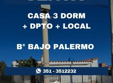 Casa de 6 ambientes, Córdoba · Venta B° Bajo Palermo Casa + Dpto + Local