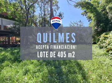 Terreno · 405m² · Lote en Venta de 405 m² Quilmes
