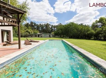 Quinta vacacional · 625m² · 11 Ambientes · 6 Cocheras · Alquiler Temporada de Polo Pilar La Esperanza