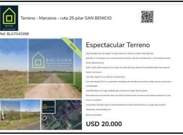 Terreno · 375m² · Terreno en Venta