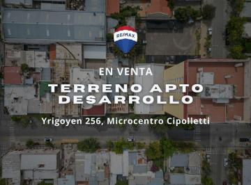 Terreno · 750m² · Venta Terreno Apto Desarrollo Centro Cipolletti