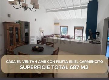 Quinta vacacional · 142m² · 4 Ambientes · Casa en Venta 4 Amb + Pileta El Carmencito Hudson