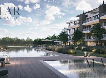 Departamento · 80m² · 3 Ambientes · 1 Cochera · Departamento en Venta en Lagunita, Nordelta con Terraza, Jardín Amplio y Vista a La Laguna
