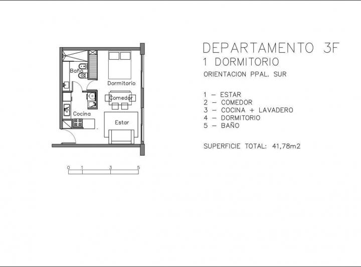 Departamento · 41m² · 2 Ambientes