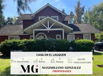 Casa · 350m² · 5 Ambientes · Casa en Venta y Alquiler, 5 Ambientes - El Lauquen, San Vice