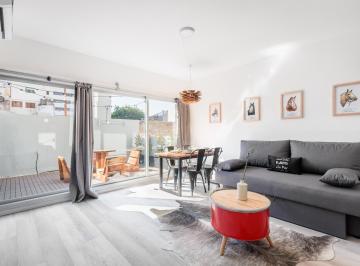 Departamento · 46m² · 2 Ambientes · Duplex con Terraza y Parrilla Propia - 100% Equipado!