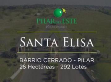 Terreno · 559m² · Lote en Venta de 559 m² Barrio Santa Elisa, Pilar del Este