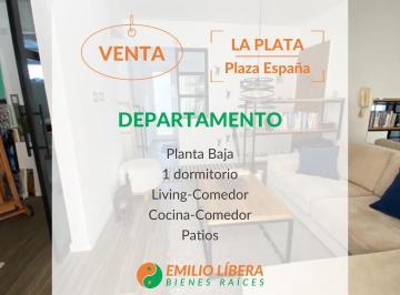 Departamento · 35m² · 3 Ambientes · Departamento - La Plata