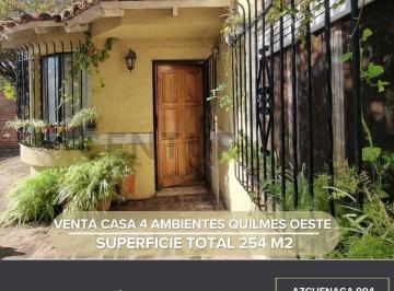 Casa · 170m² · 4 Ambientes · 1 Cochera · Venta Casa 4 Ambientes Quilmes Oeste