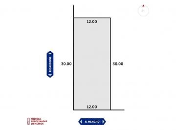Imagen 1 - Terreno en esquina de 360 m2 en Tierra de Sueños 3, medidas 12 x 30 metros. - · Terreno en Esquina de 360 m² en Tierra de Sueños 3, Medidas 12 X 30 m.