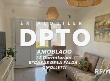 Casa · 53m² · 3 Ambientes · 1 Cochera · Alquiler Amoblado Dos Dormis B° Casas de La Falda